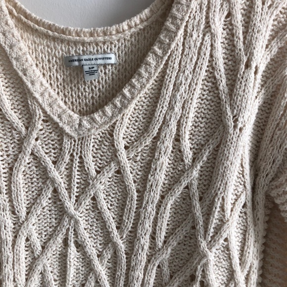 AE Cable Knit Sweater - Picture 3 of 3